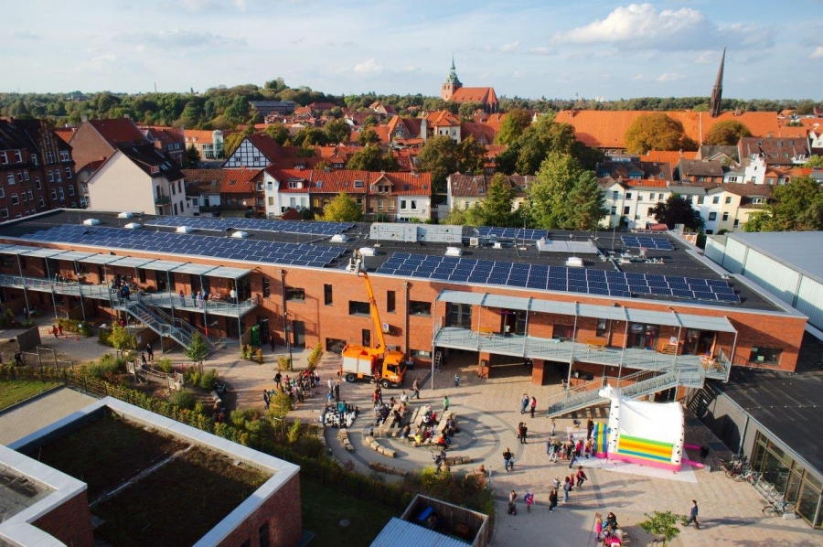 Was konnten Solarstromanlagenbetreiber in Kreis und Stadt Lüneburg ernten
